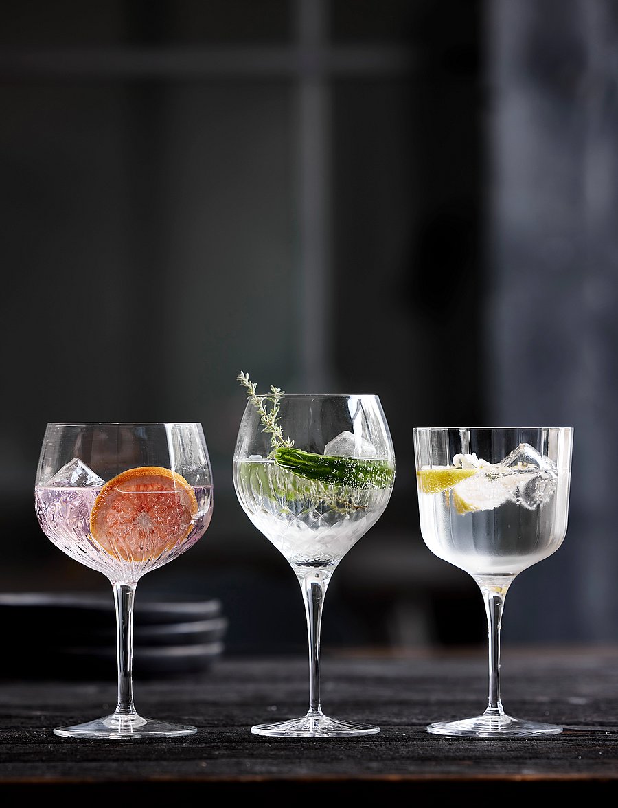 Luigi Bormioli - Gin & tonic glass Bach - kokteili- ja martiiniklaasid - clear - 3