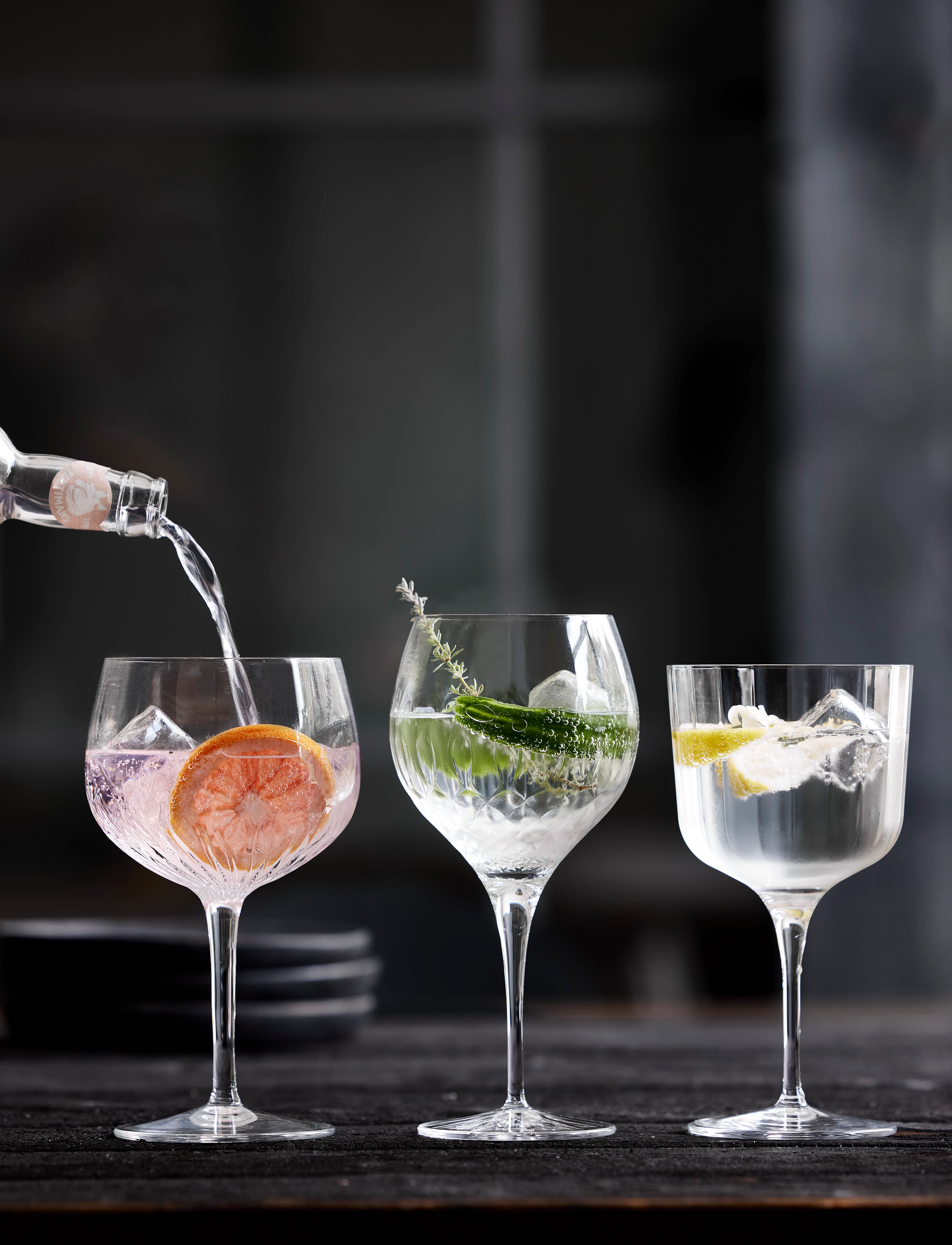 Luigi Bormioli - Gin & tonic glass Bach - cocktail & longdrinkgläser - clear - 4