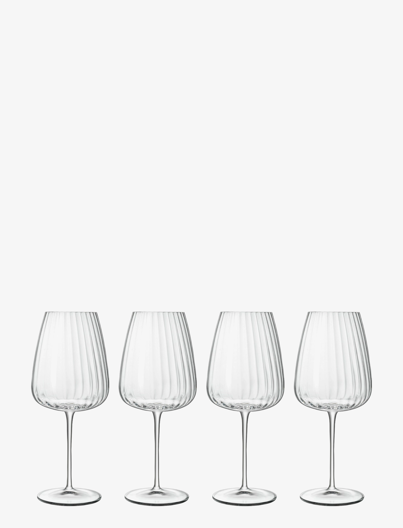 Luigi Bormioli Rødvinsglas bordeaux optica 4 stk. - Borddækning - TRANSPAREN / clear