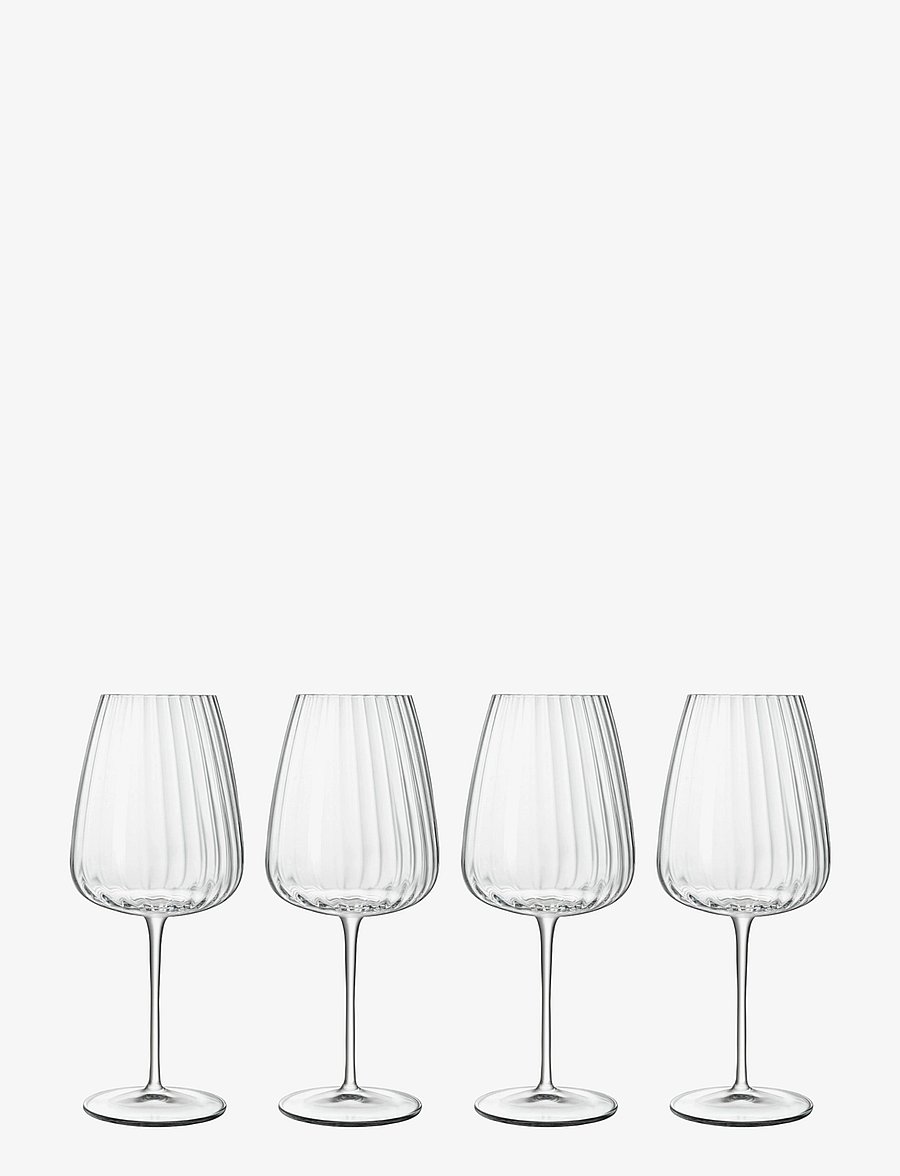 Luigi Bormioli - Red wine glass Bordeaux Optica 4 pcs - punase veini pokaalid - transparen - 0