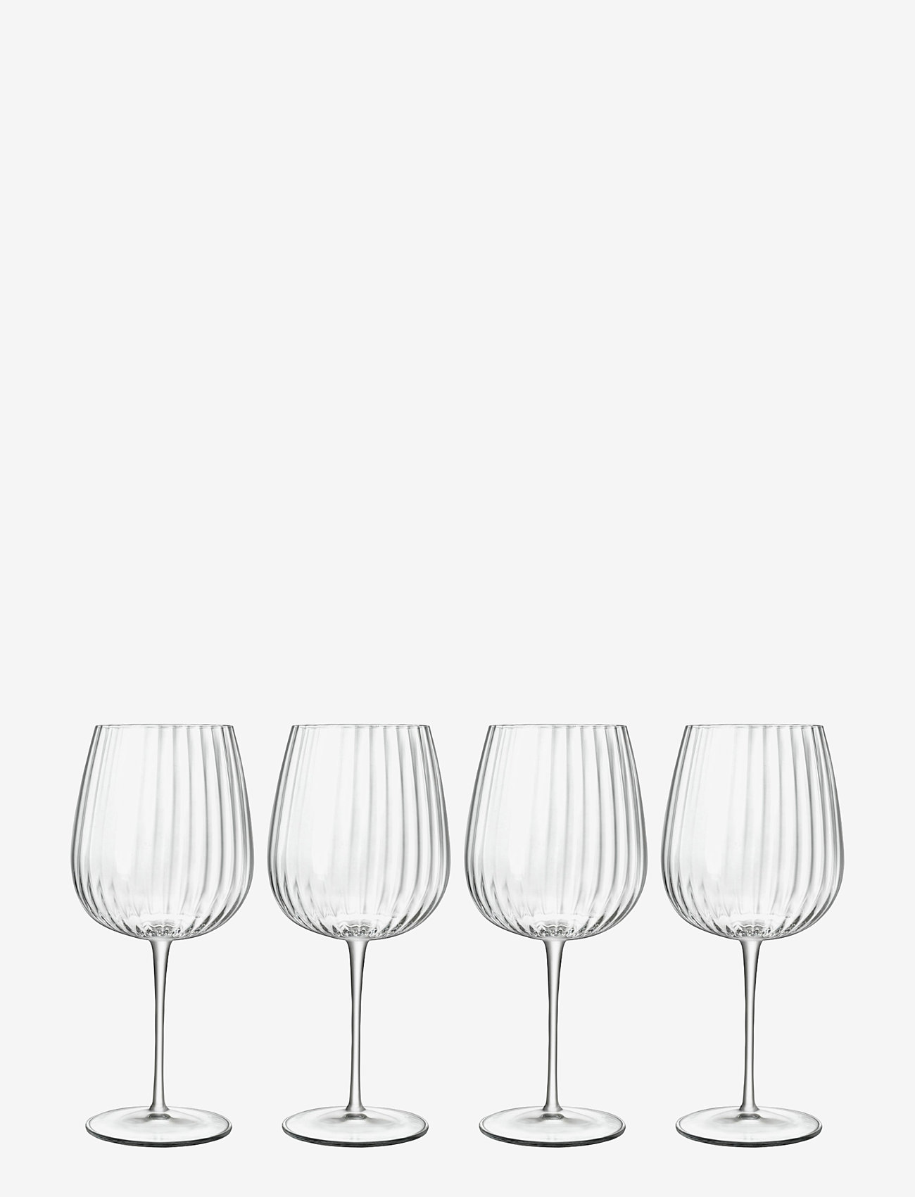 Luigi Bormioli - Gin & tonic glass burgundy Optica 4 pcs - cocktail & longdrinkgläser - transparen - 0