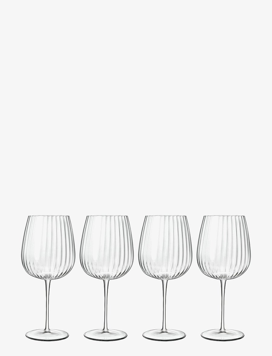 Luigi Bormioli - Gin & tonic glass burgundy Optica 4 pcs - cocktail & longdrinkgläser - transparen - 0