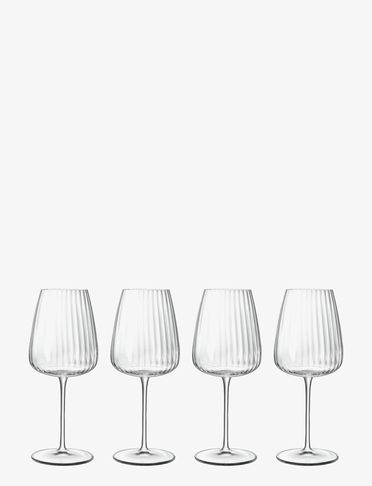 Luigi Bormioli Hvidvinsglas chardonnay optica 4 stk. - Vinglas - TRANSPAREN / clear