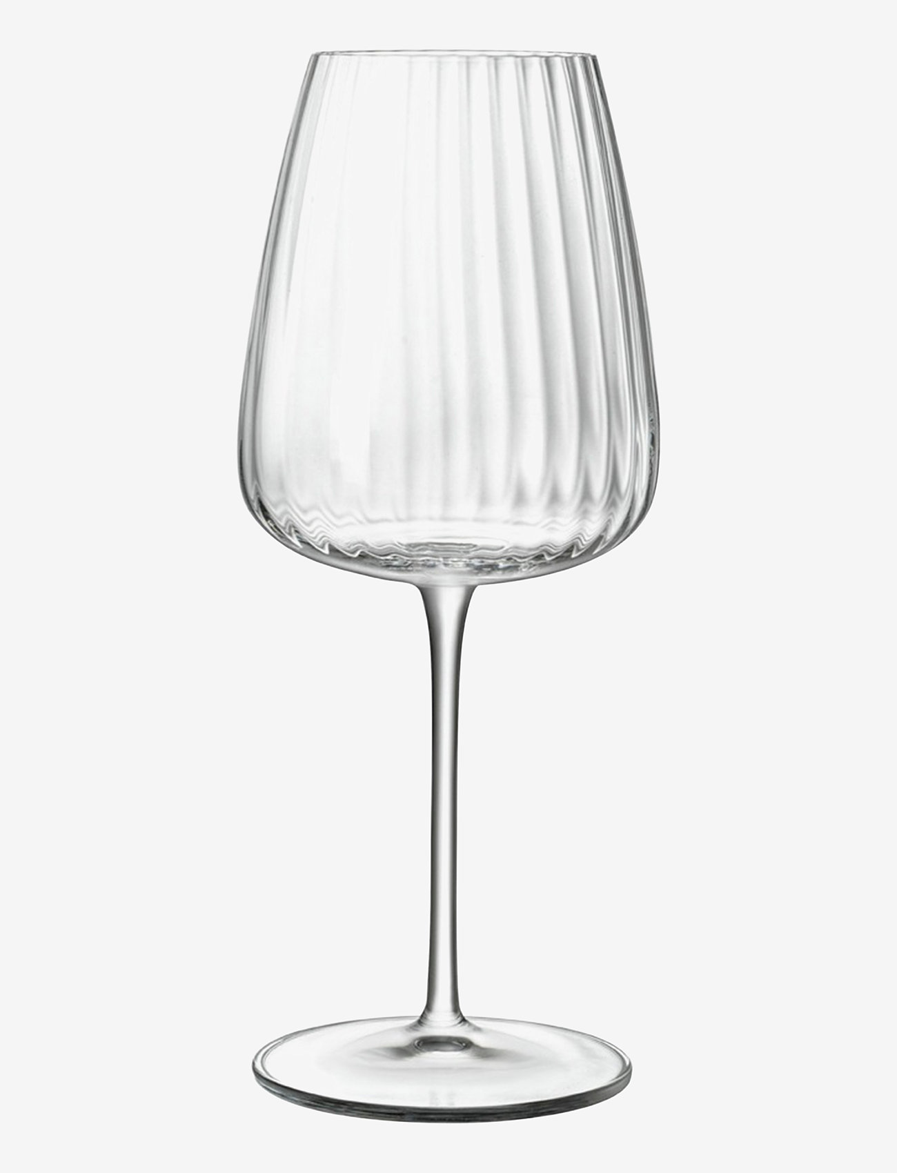 Luigi Bormioli - White wine glass Chardonnay Optica 4 pcs - white wine glasses - transparen - 1