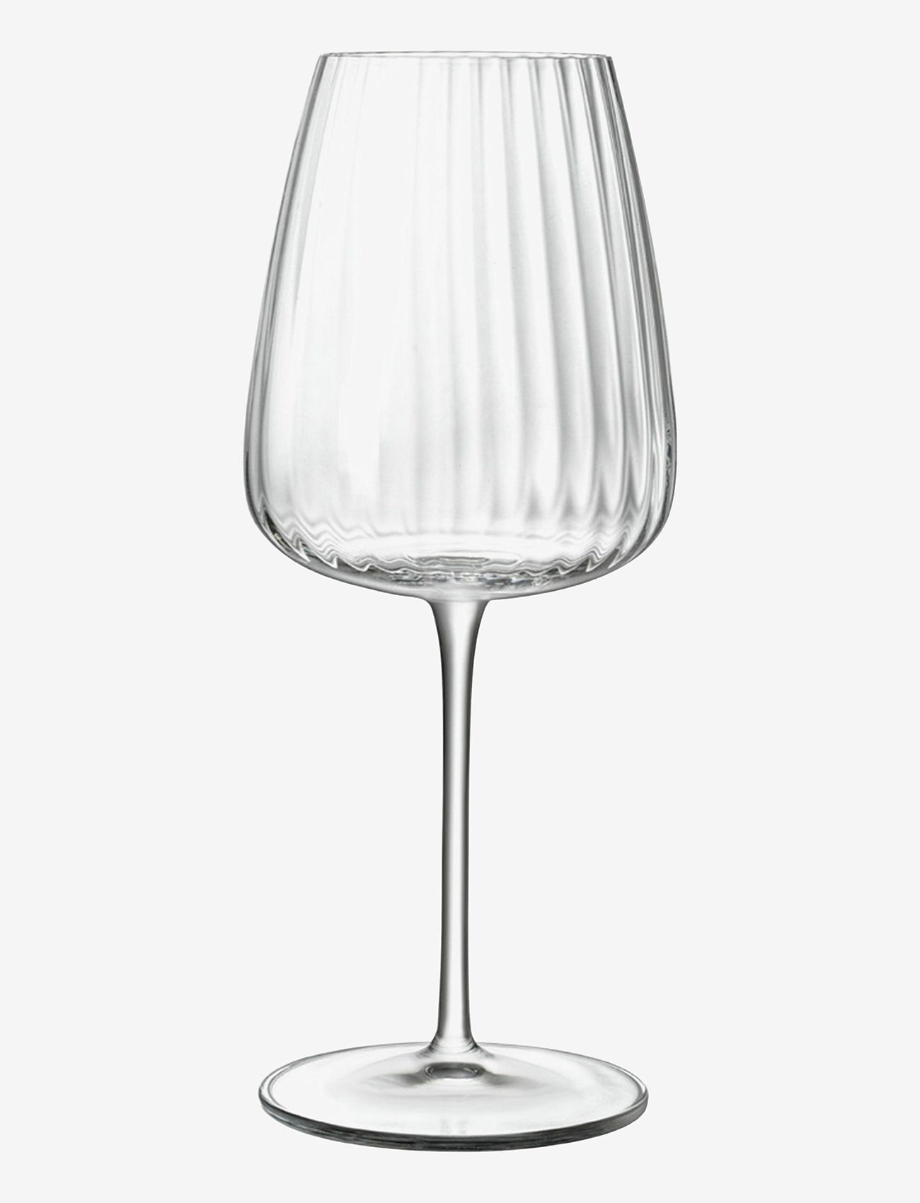Luigi Bormioli - White wine glass Chardonnay Optica 4 pcs - baltvīna glāzes - transparen - 1