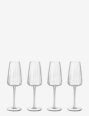 Champagne glass Optica 4 pcs - TRANSPAREN