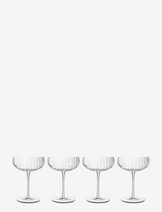 Luigi Bormioli - Champagne bowl Optica 4 pcs - Šampanjaklaasid - transparen - 0