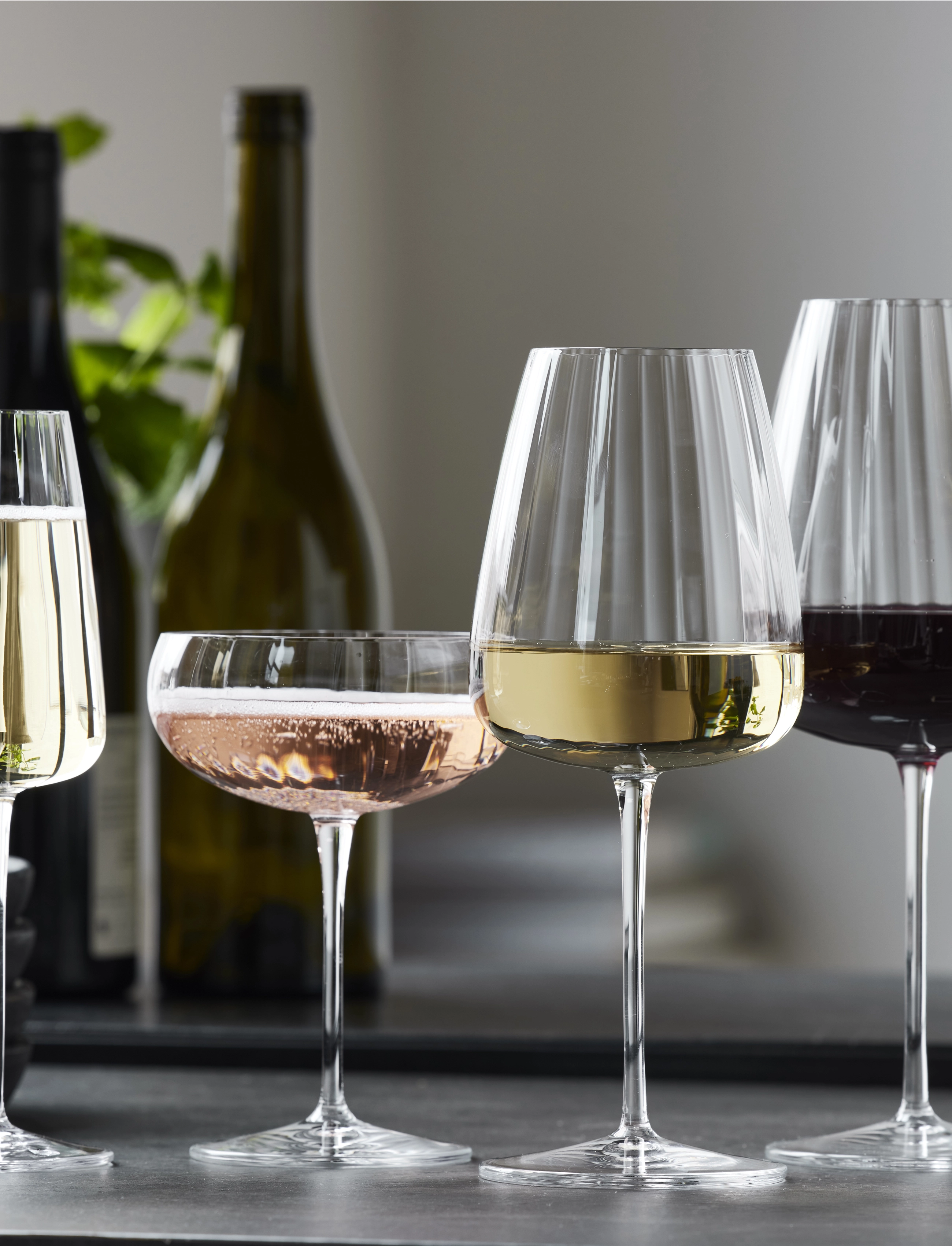 Luigi Bormioli - Champagne bowl Optica 4 pcs - achat par prix - transparen - 4