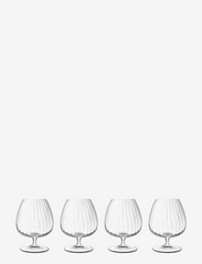 Luigi Bormioli - Cognac glass Optica 4 pcs - viskija un konjaka glāzes - transparen - 0