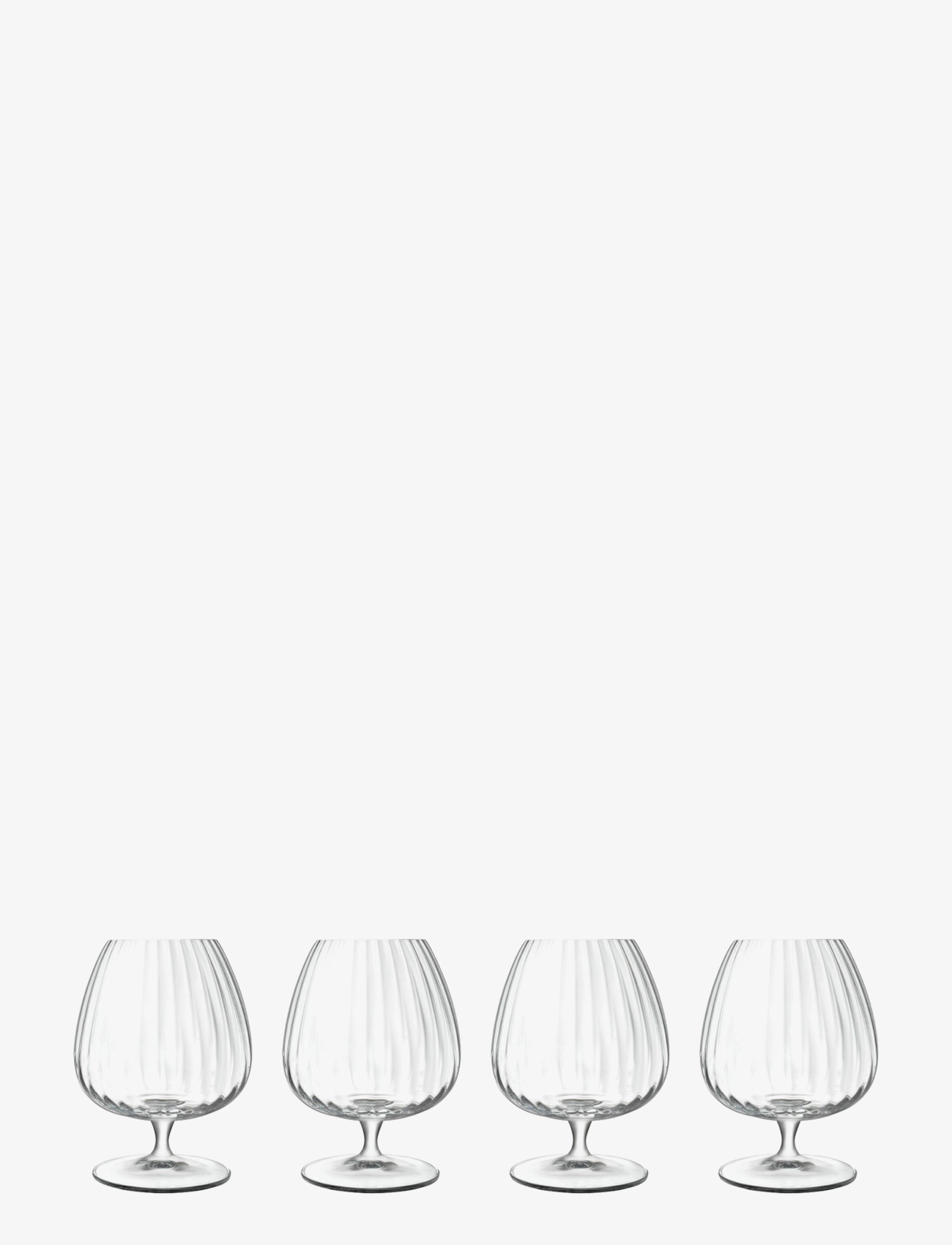 Luigi Bormioli Cognacsglas optica 4 st - Glas - TRANSPAREN / clear