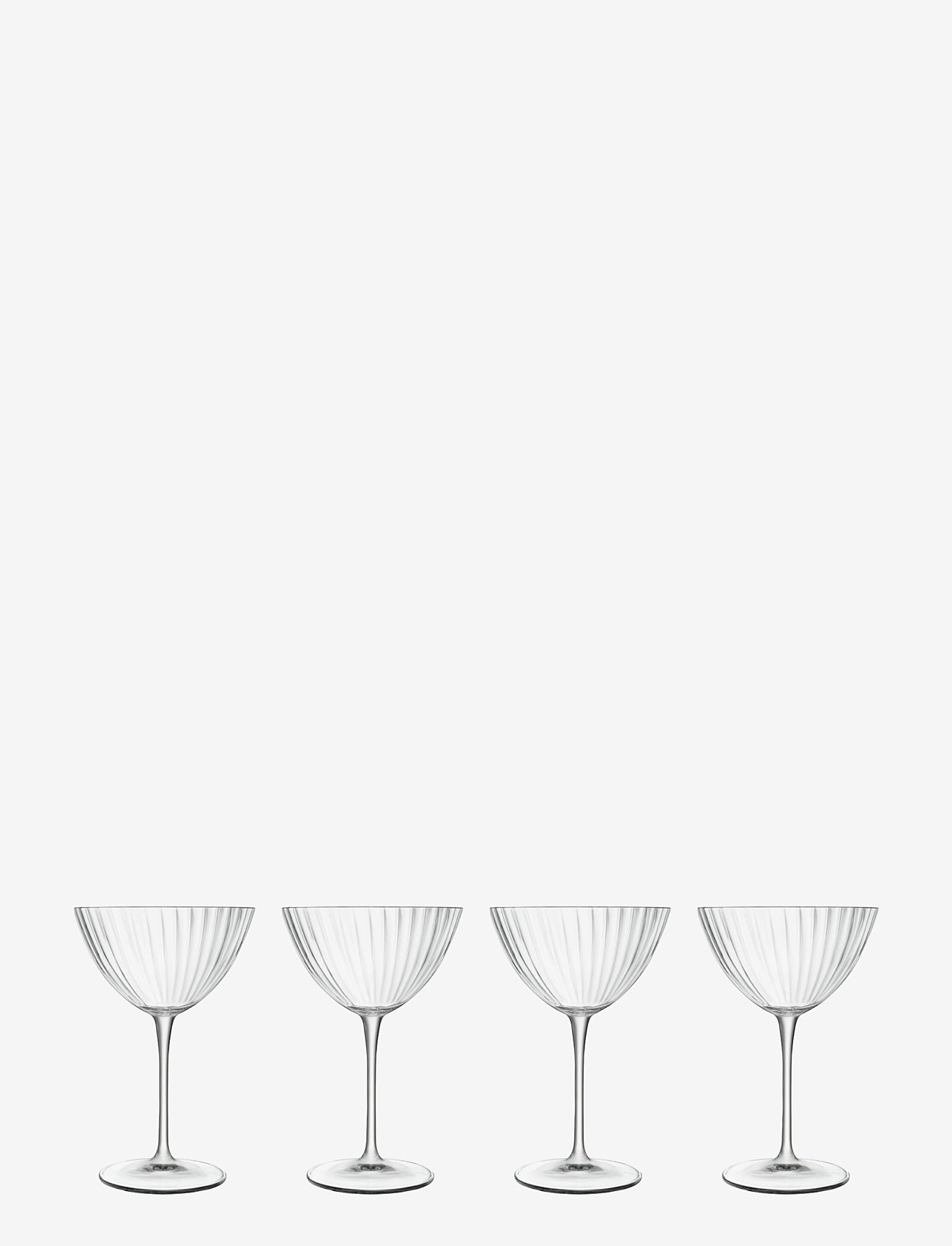 Luigi Bormioli - Martini glass Optica 4 pcs - kokteili- ja martiiniklaasid - transparen - 0