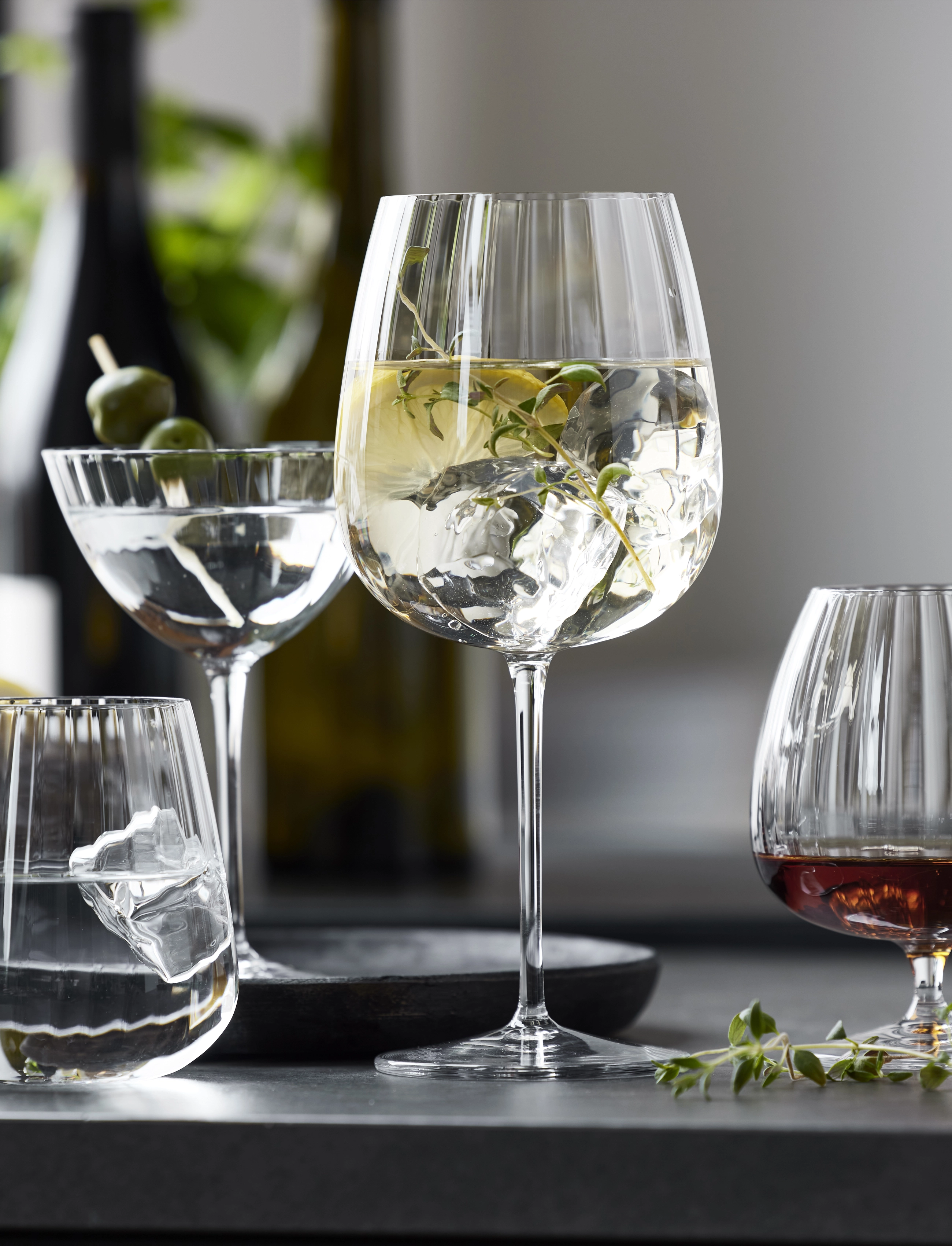 Luigi Bormioli - Martini glass Optica 4 pcs - cocktail & longdrinkgläser - transparen - 3