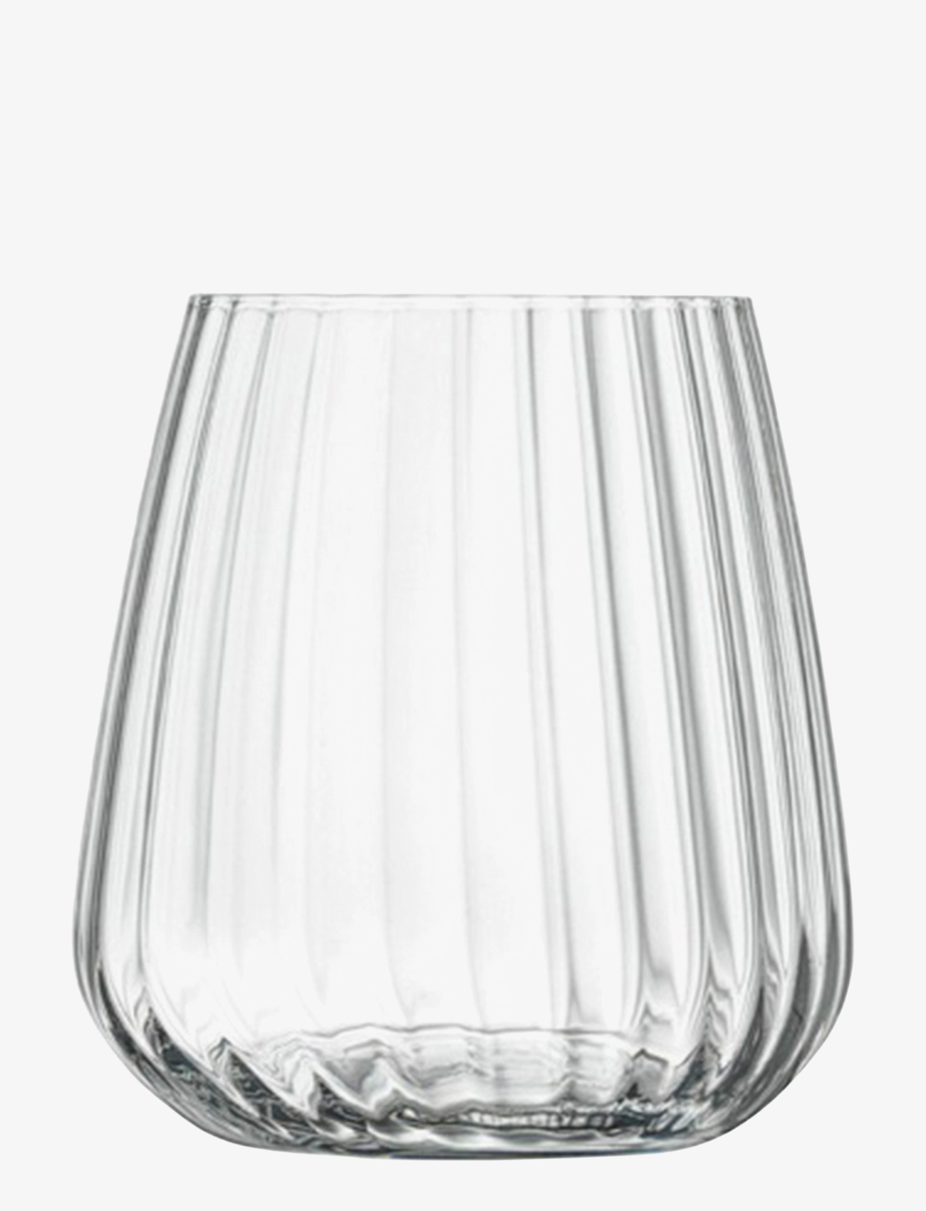 Luigi Bormioli - Water glass Optica 4 pcs - trinkgläser - transparen - 1