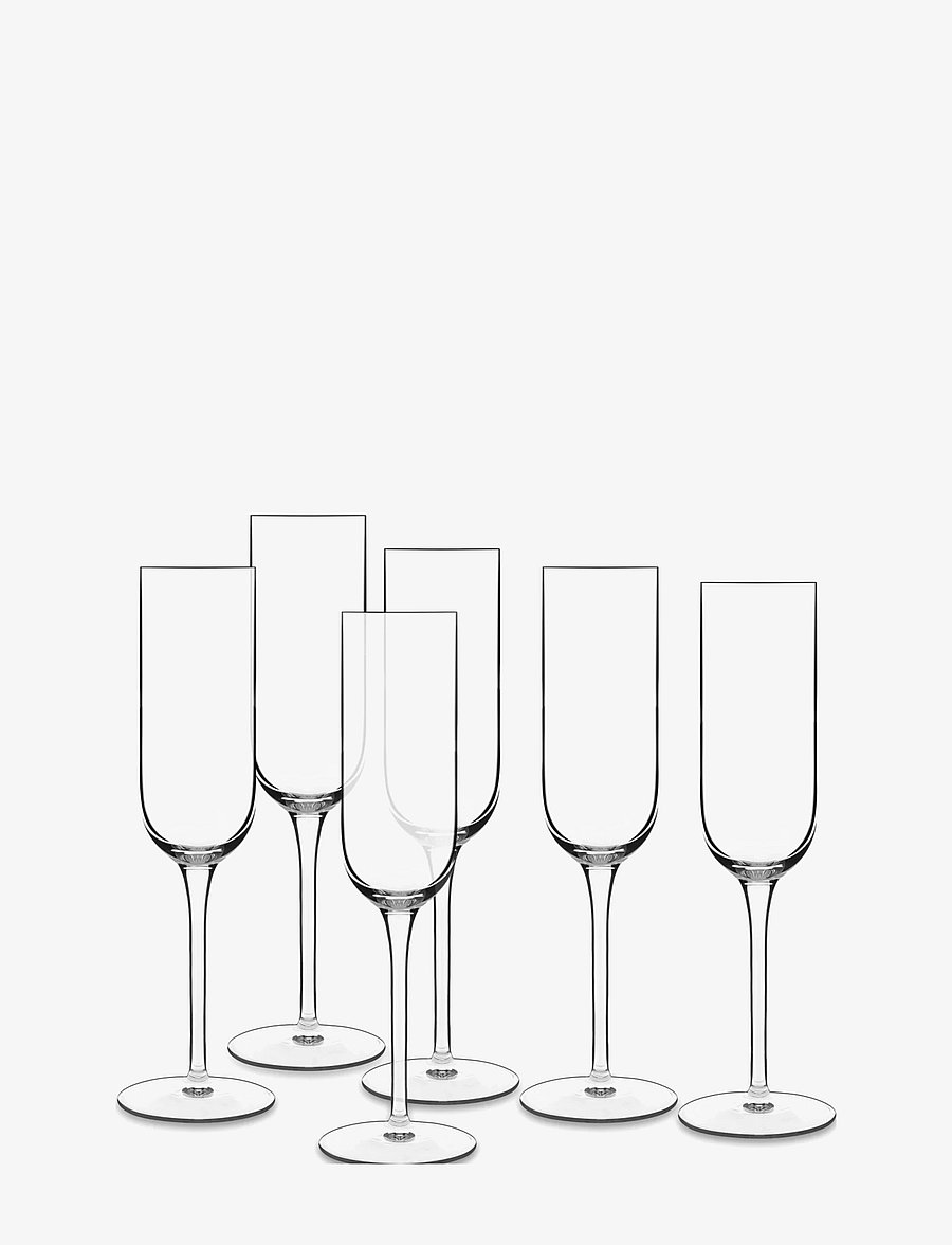 Luigi Bormioli - Champagne Glass Prosecco Vinalia 6 Pcs - Šampanjaklaasid - transparent - 1