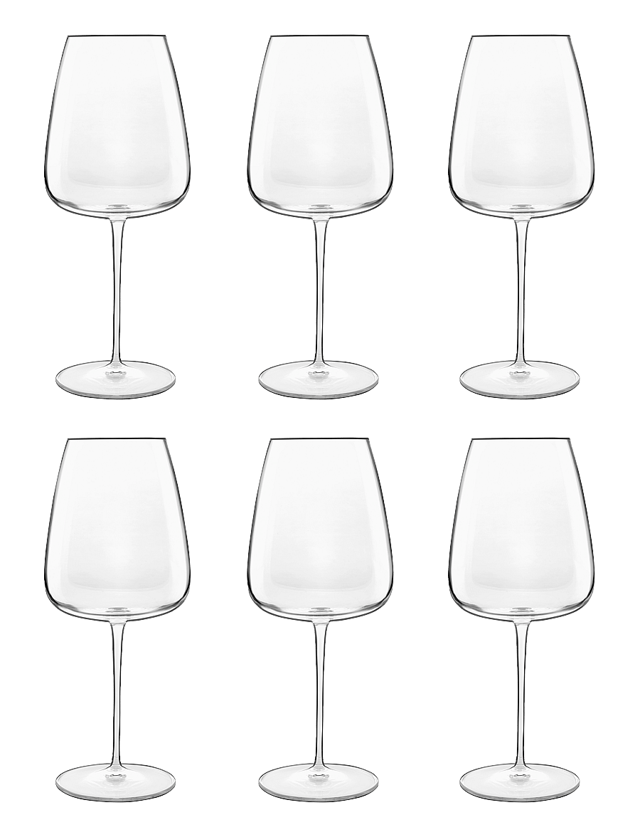 Luigi Bormioli - Red wine glass Merlot I Meravigliosi 6 pcs. - punase veini pokaalid - klar - 1