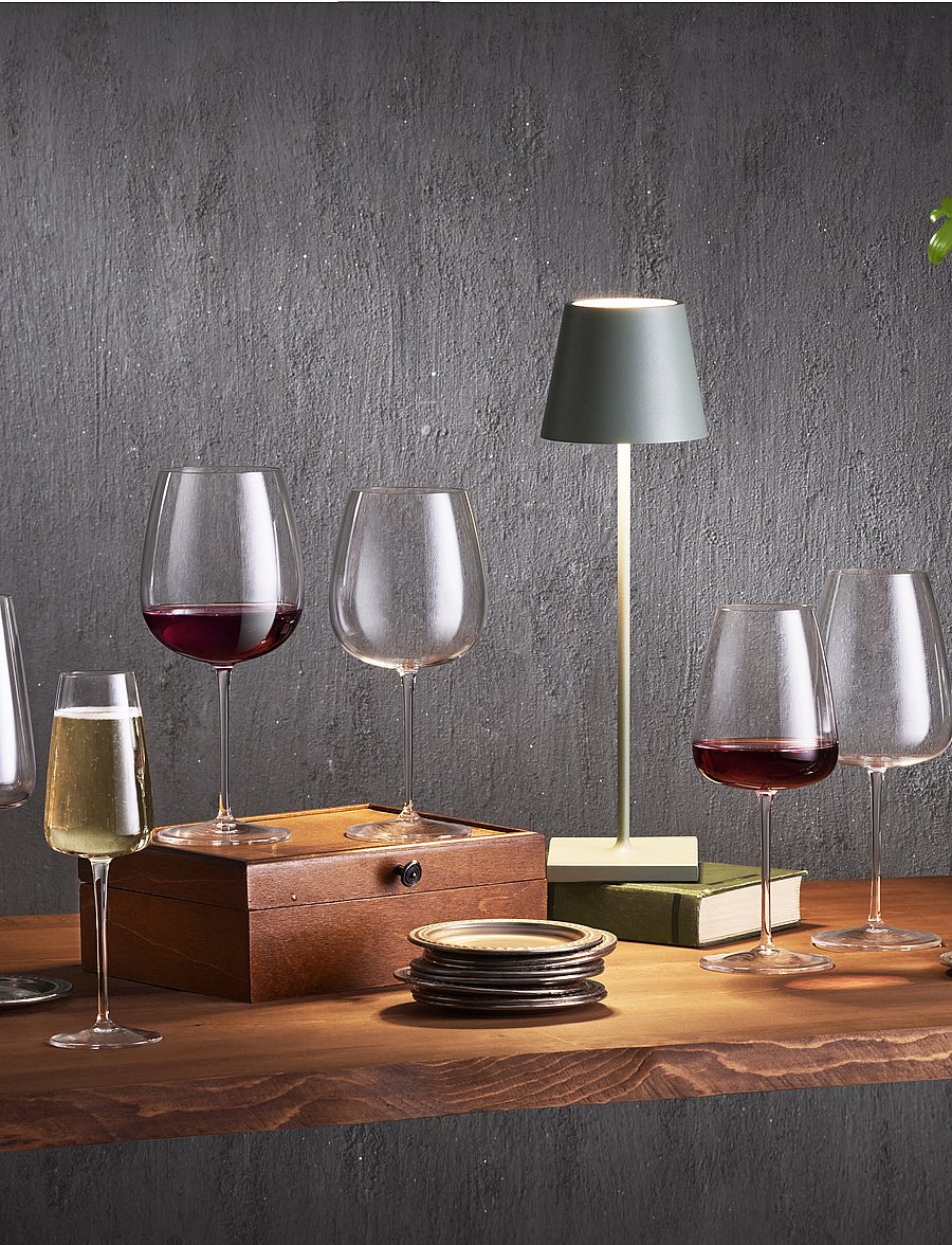 Luigi Bormioli - Red wine glass Merlot I Meravigliosi 6 pcs. - punase veini pokaalid - klar - 3