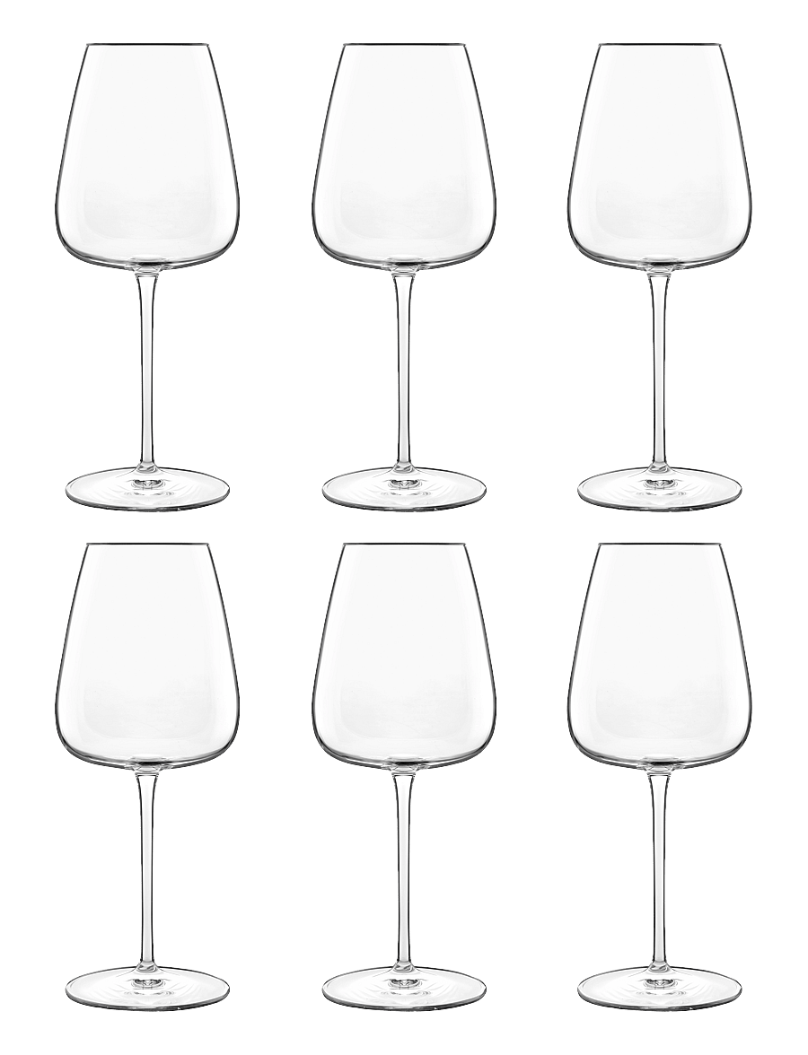 Luigi Bormioli - White wine glass Chardonnay I Meravigliosi 6 pcs. - valge veini pokaalid - klar - 1