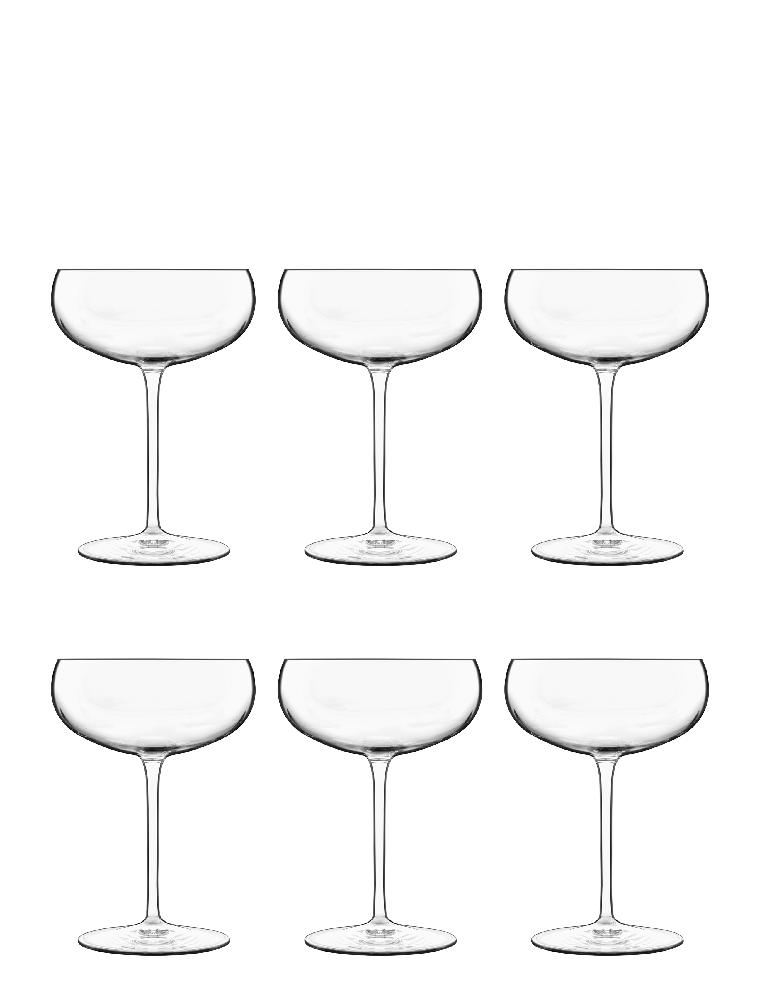 LUIGI BORMIOLI Champagneskål I Meravigliosi 6 Stk. KLAR - 30 CL - Unisex