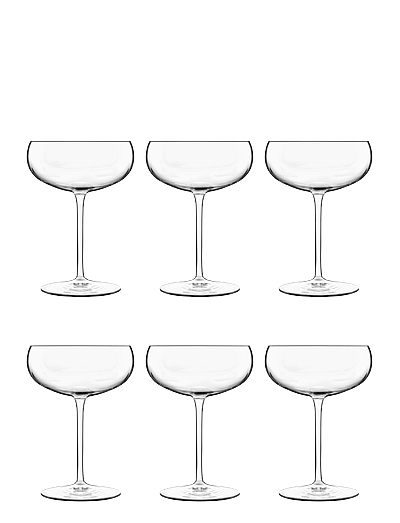 Luigi Bormioli Champagne coupe I Meravigliosi 6 pcs. - Sektgläser - KLAR / clear