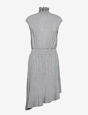 Lulu's Drawer - Alice flounce dress - midikleider - grey melange - 0