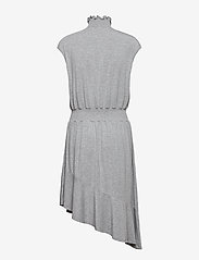Lulu's Drawer - Alice flounce dress - midi dresses - grey melange - 1