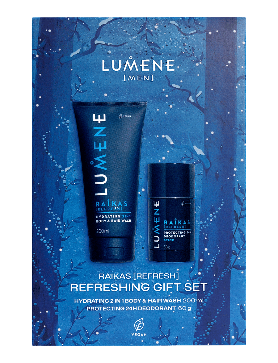 LUMENE - Men Raikas Refreshing Morning Gift Set 2026 - clear - 1