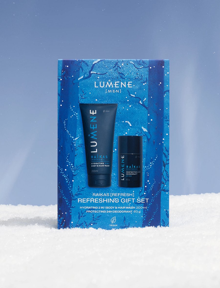 LUMENE - Men Raikas Refreshing Morning Gift Set 2026 - clear - 0