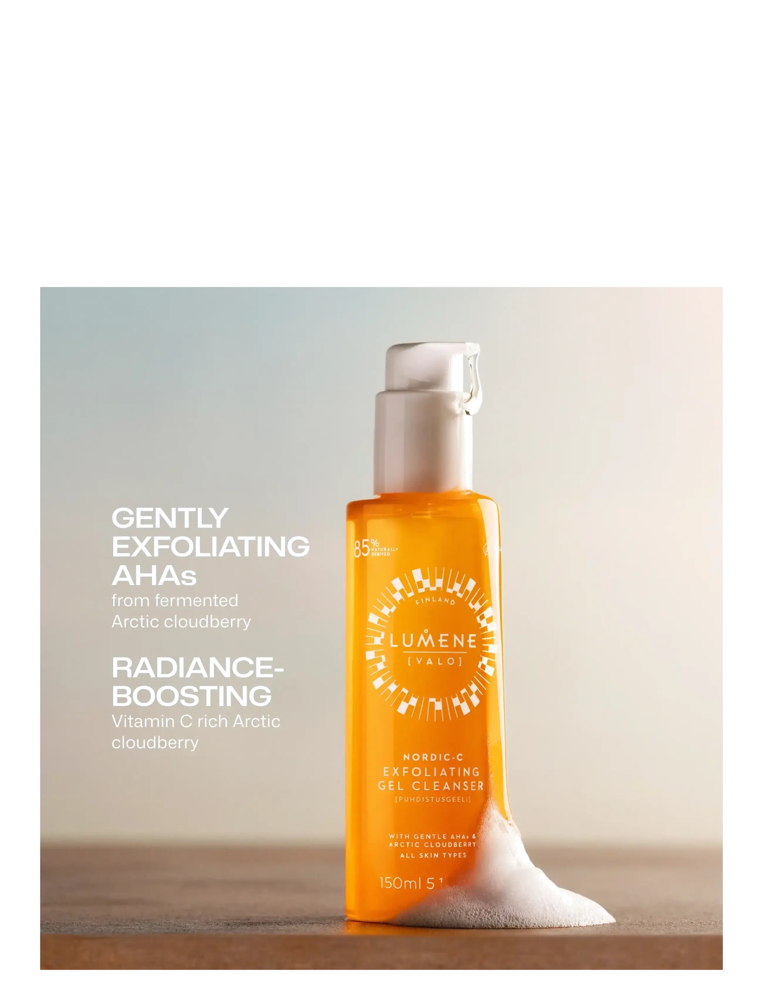 Lumene Nordic-C Exfoliating Gel Cleanser rengöring & peeling dam – bild 6