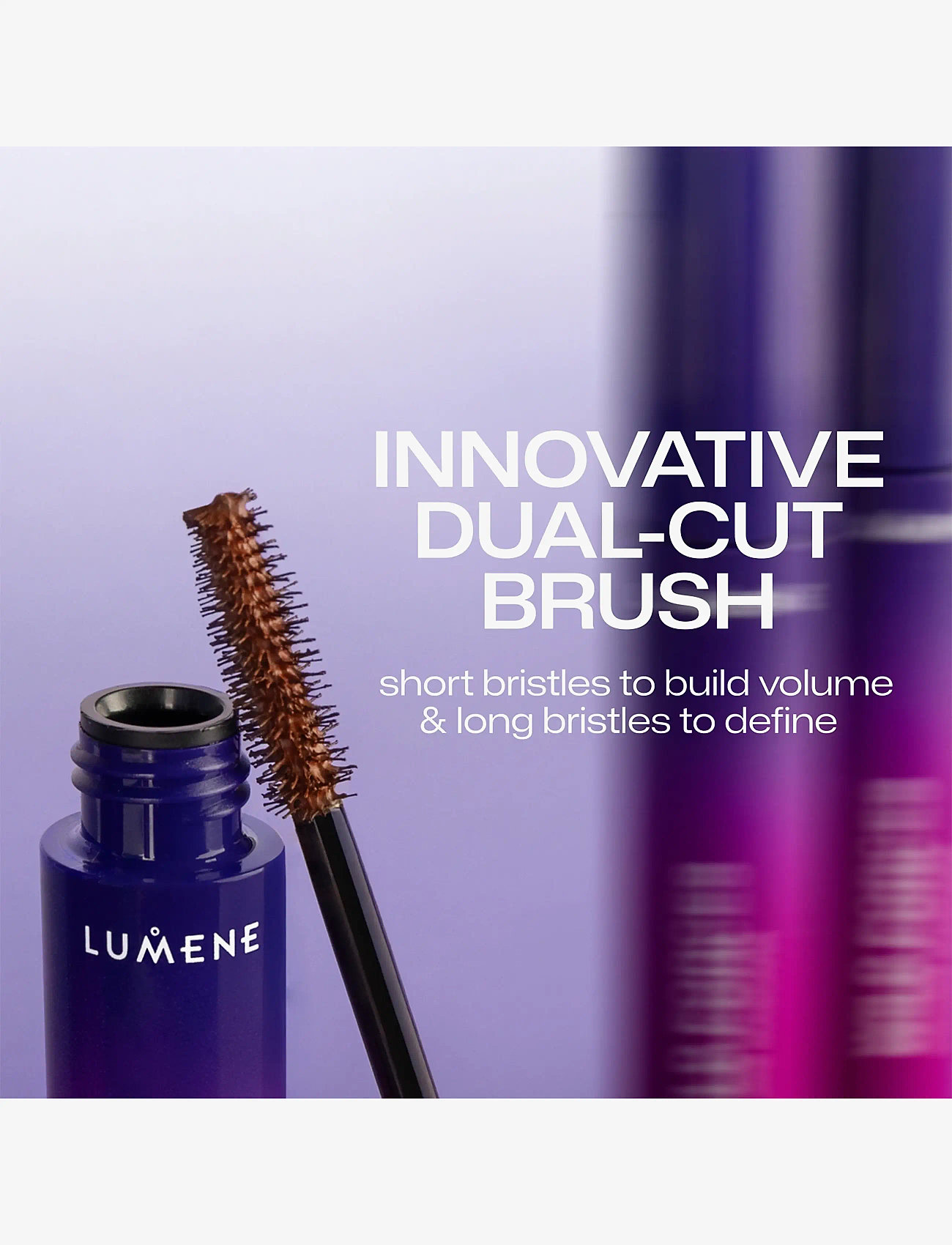 LUMENE - Wild Forces Volume Mascara Brown - silmad ja kulmud - brown - 3