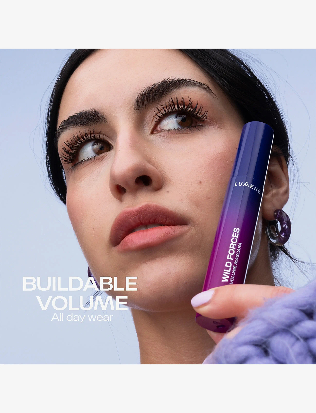 LUMENE - Wild Forces Volume Mascara Brown - silmad ja kulmud - brown - 5