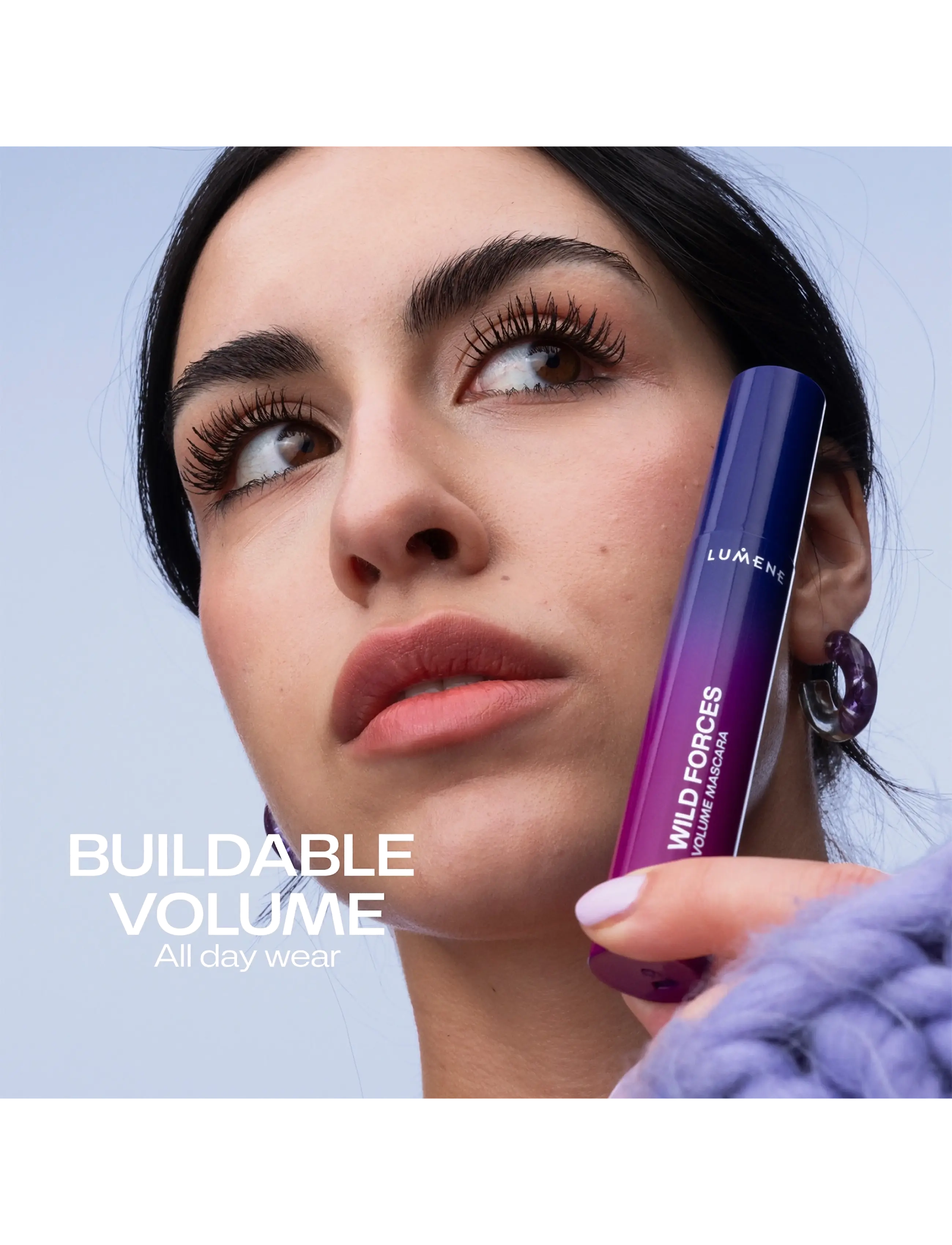 LUMENE - Wild Forces Volume Mascara Brown - juhlamuotia outlet-hintaan - brown - 5