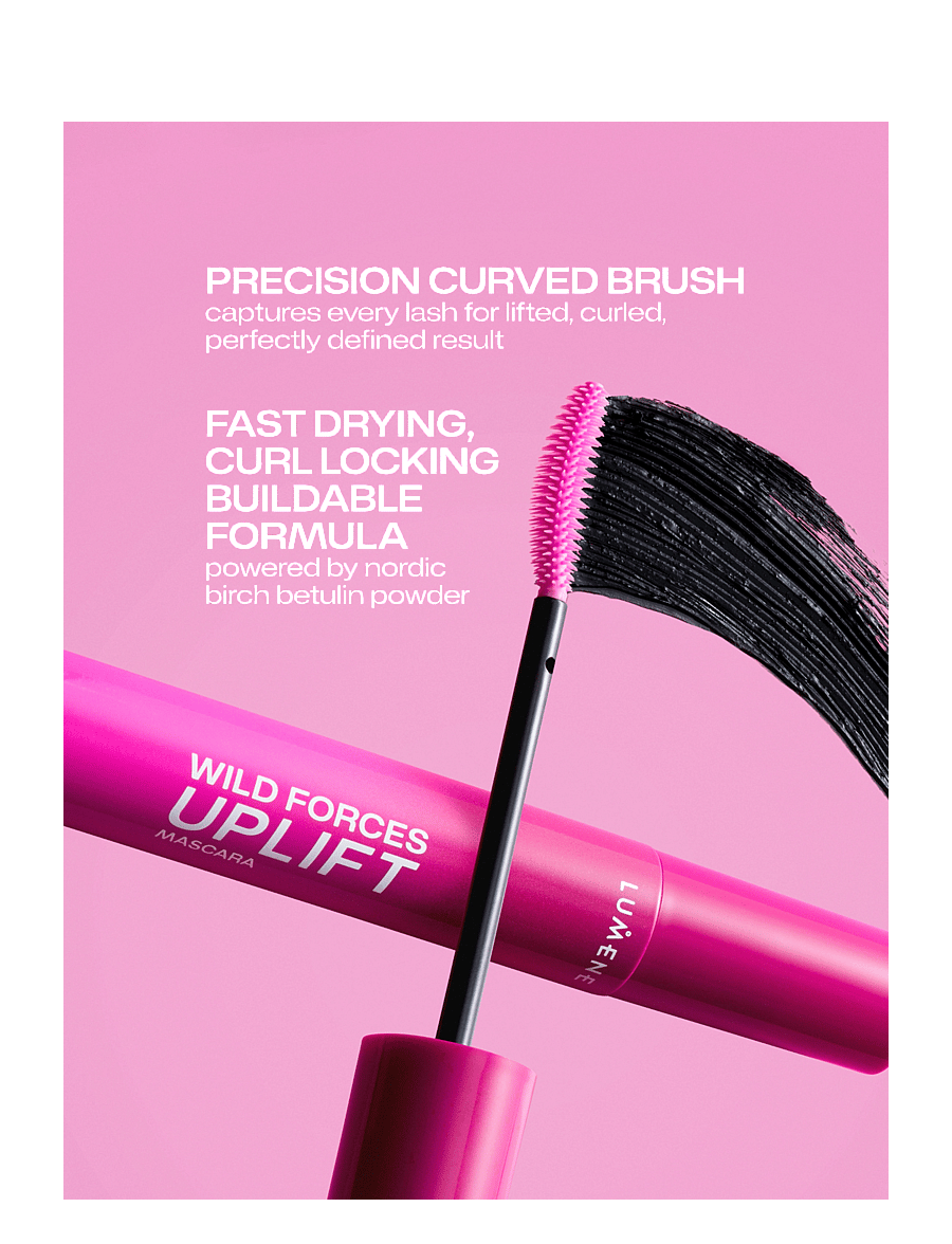 LUMENE - Wild Forces Uplift Mascara Black - Øjne & bryn - black - 5