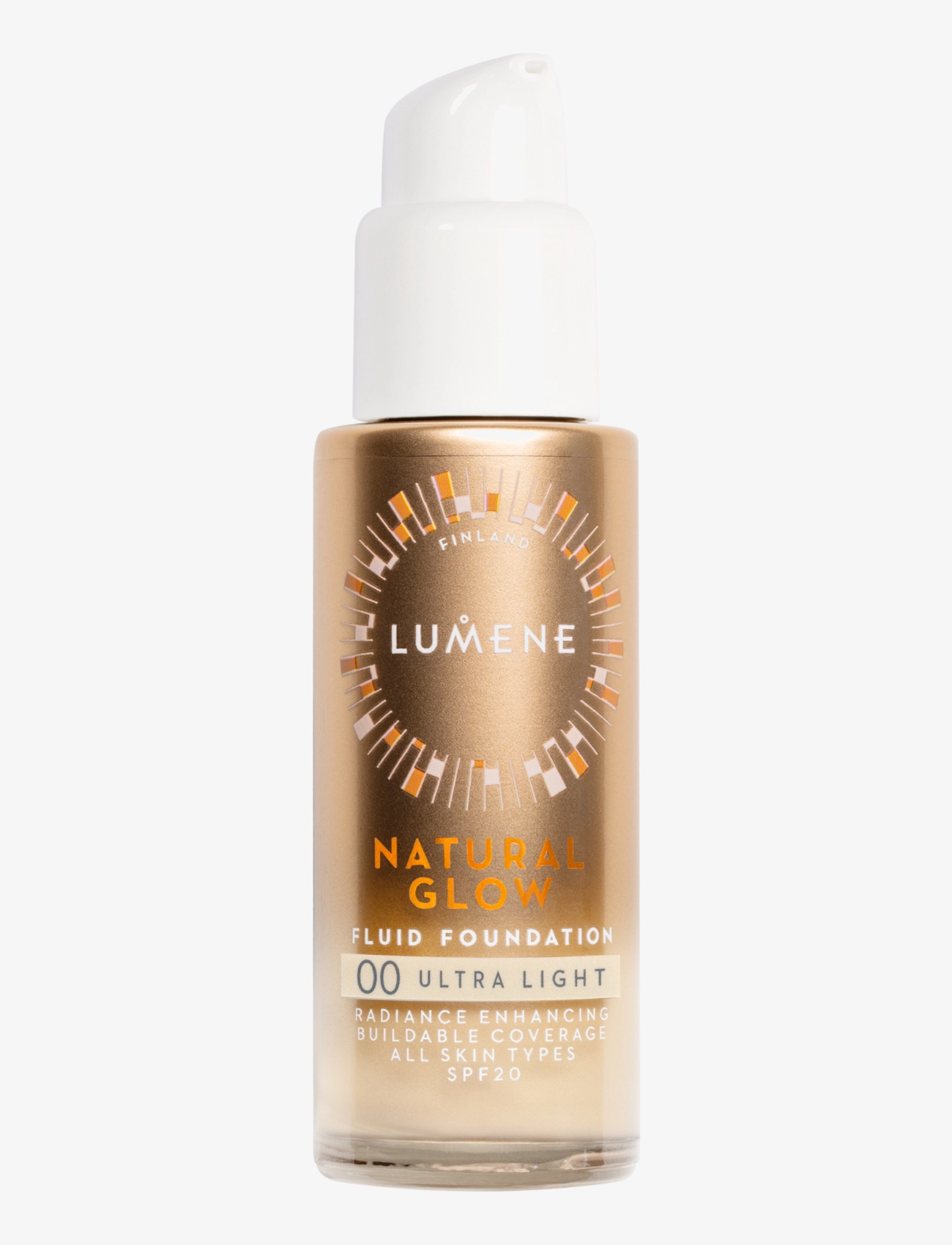 LUMENE Natural Glow Fluid Foundation SPF20 - Makeup - 00 ULTRA LIGHT / natural