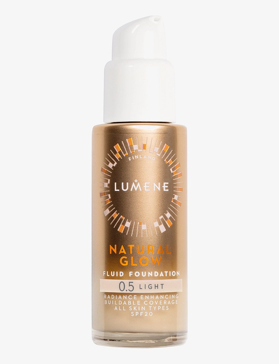 LUMENE - Natural Glow Fluid Foundation SPF20 - makeup - 0.5 light - 0