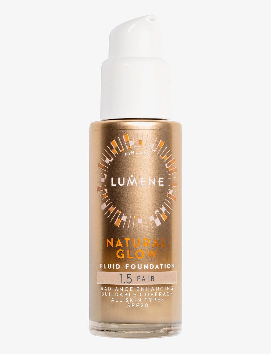 LUMENE - Natural Glow Fluid Foundation SPF20 - makeup - 1.5 fair - 0