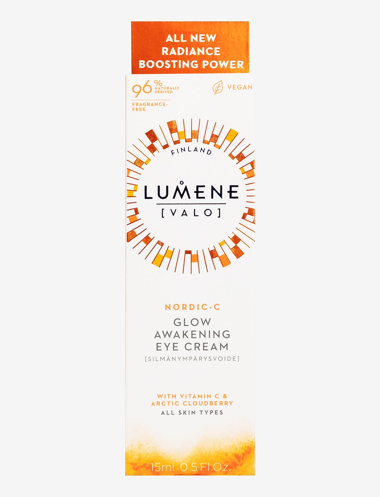 LUMENE - Nordic-C Glow Awakening Eye Cream - acu krēmi - clear - 1
