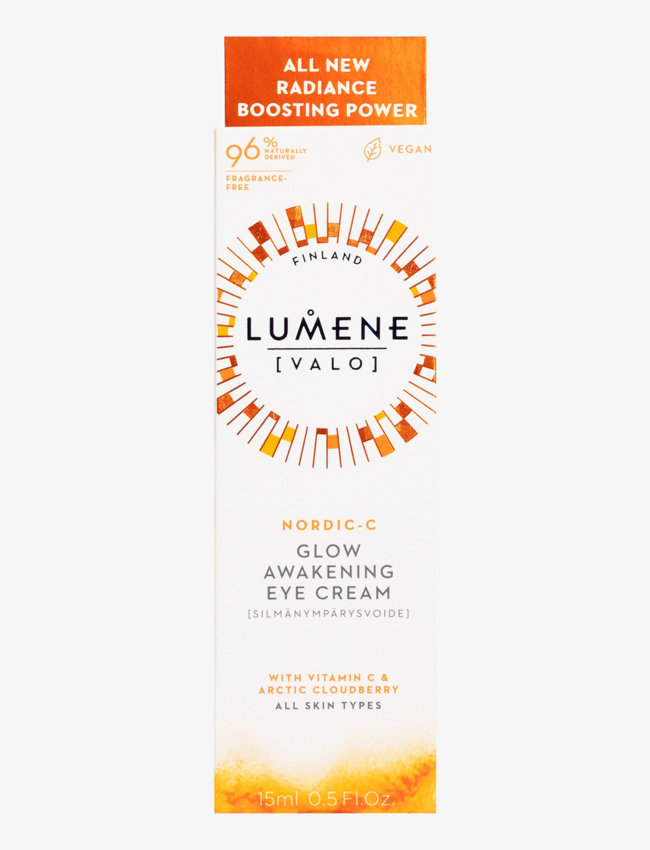 LUMENE - Nordic-C Glow Awakening Eye Cream - augnkrem - clear - 1