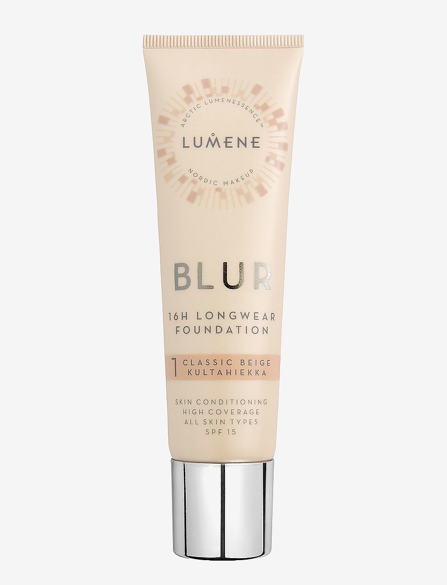 LUMENE - Blur 16H Longwear SPF15 Foundation 1 Classic Beige - makeup - 1 classic beige - 0