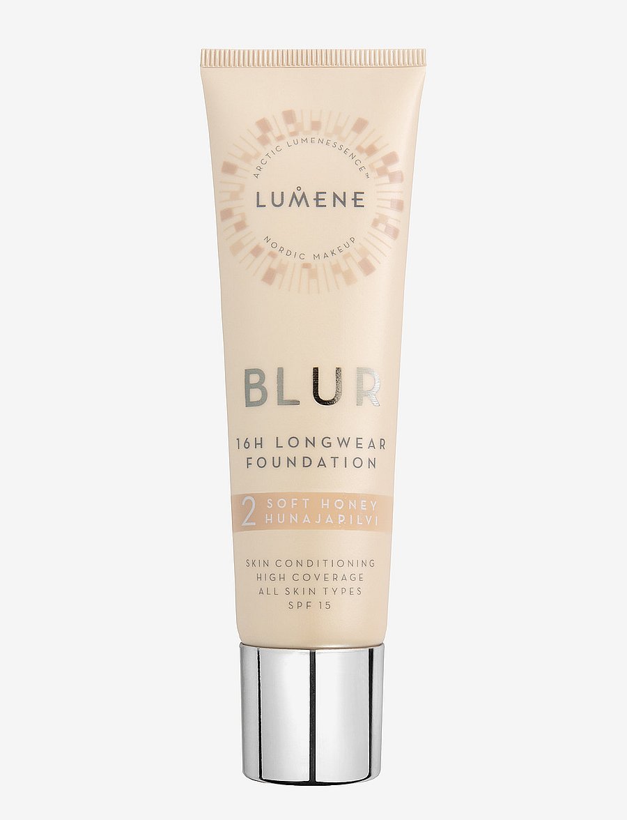 LUMENE - Blur 16H Longwear SPF15 Foundation 2 Soft Honey - smink - 2 soft honey - 0