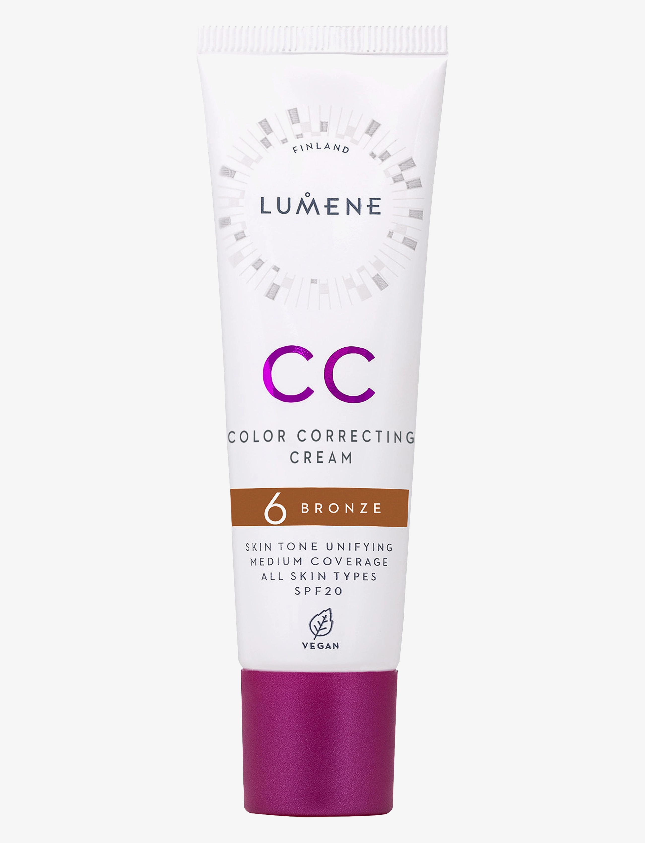 LUMENE Lumene Cc Color Correcting Cream Spf20 6 Bronze 30 ml, 30 ml, Ansigt > Bb- Og Cc-Cremer, Dame
