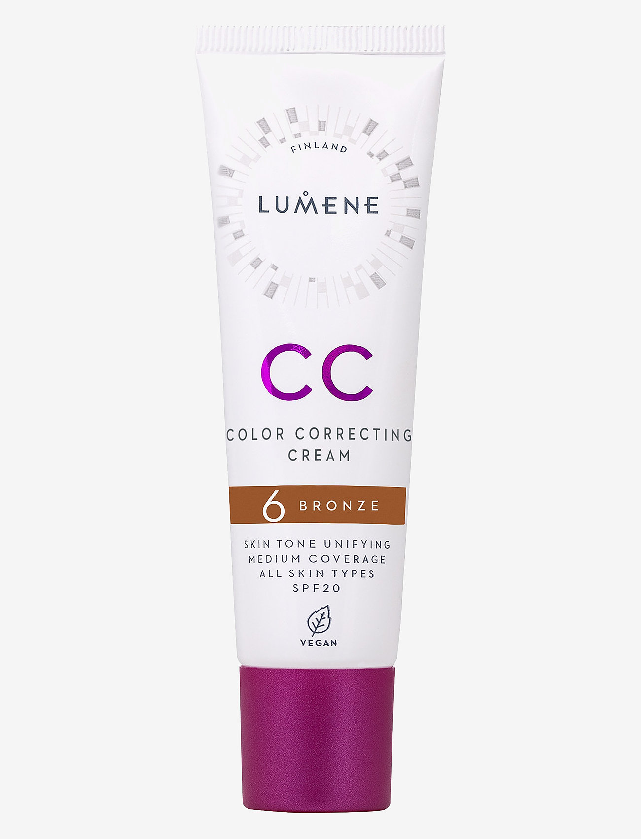 LUMENE - Lumene CC Color Correcting Cream SPF20 6 Bronze 30 ml - makeup - cc color correcting cream spf20 6 bronze 30 ml - 0