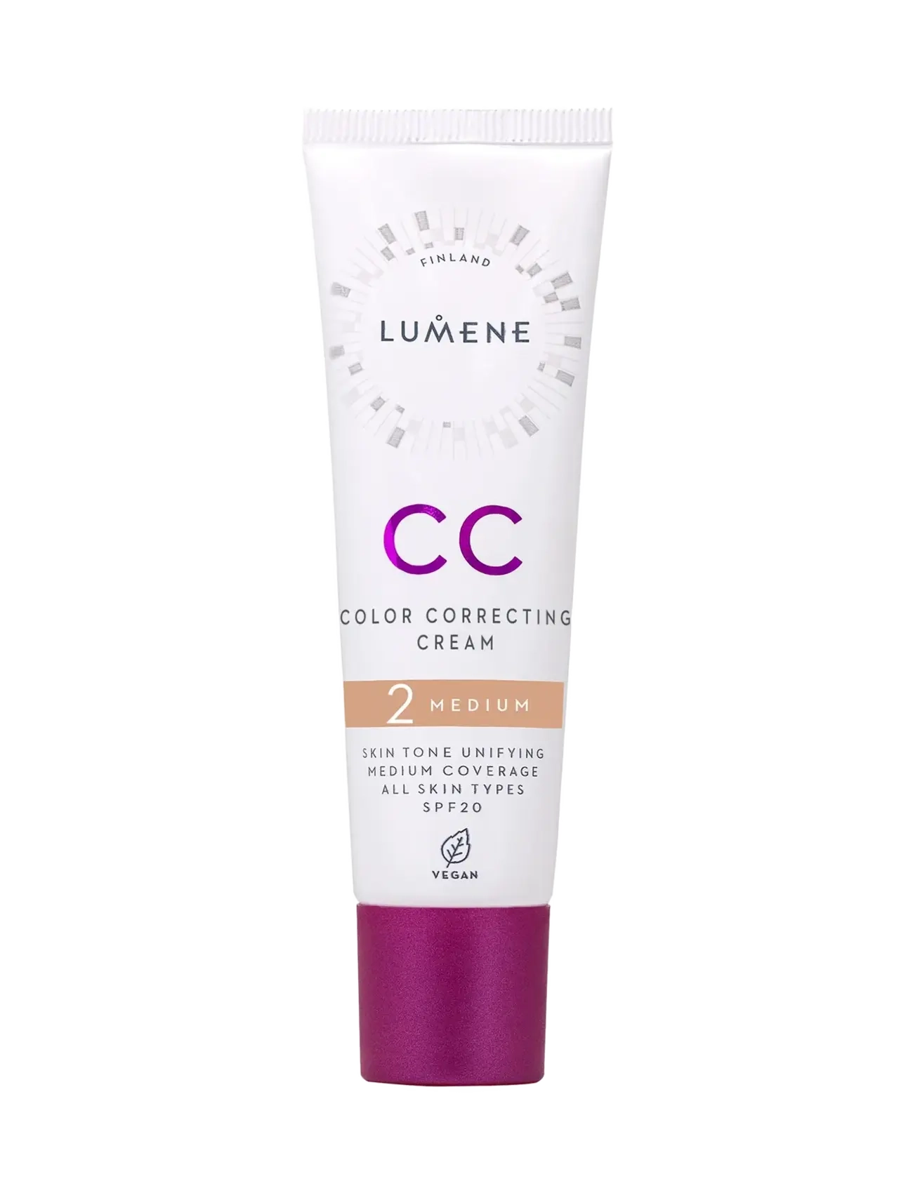 LUMENE Cc Color Correcting Cream Medium, BB & CC Creme, Str: 30 ml