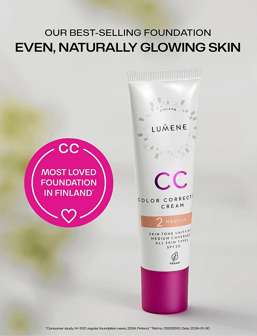 LUMENE - CC Color Correcting Cream Medium - makeup - medium - 5