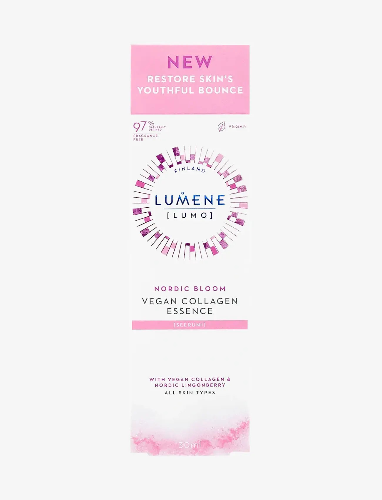 LUMENE - Nordic Bloom Vegan Collagen Essence - seerumid - clear - 2