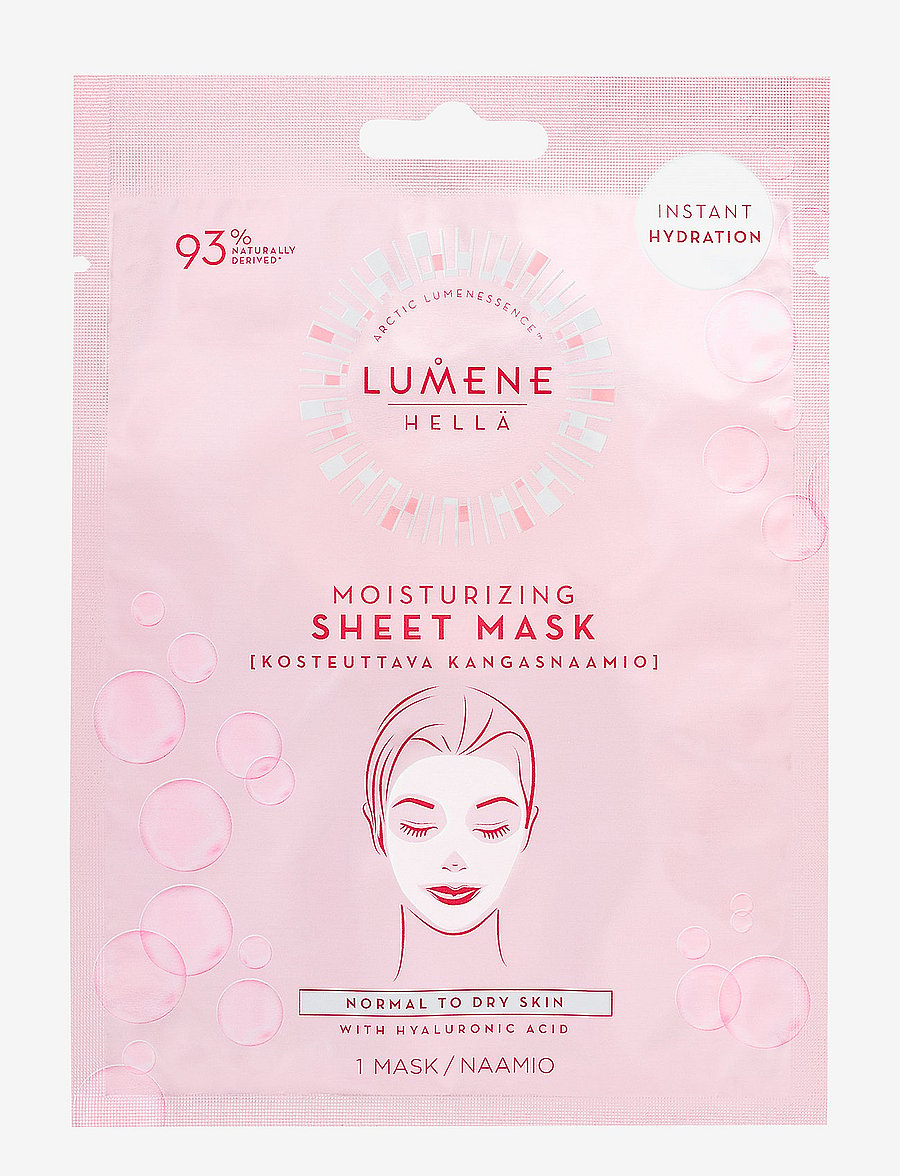 LUMENE - HELLÄ Moisturizing Sheet Mask 1pcs - tuchmasken - no colour - 0