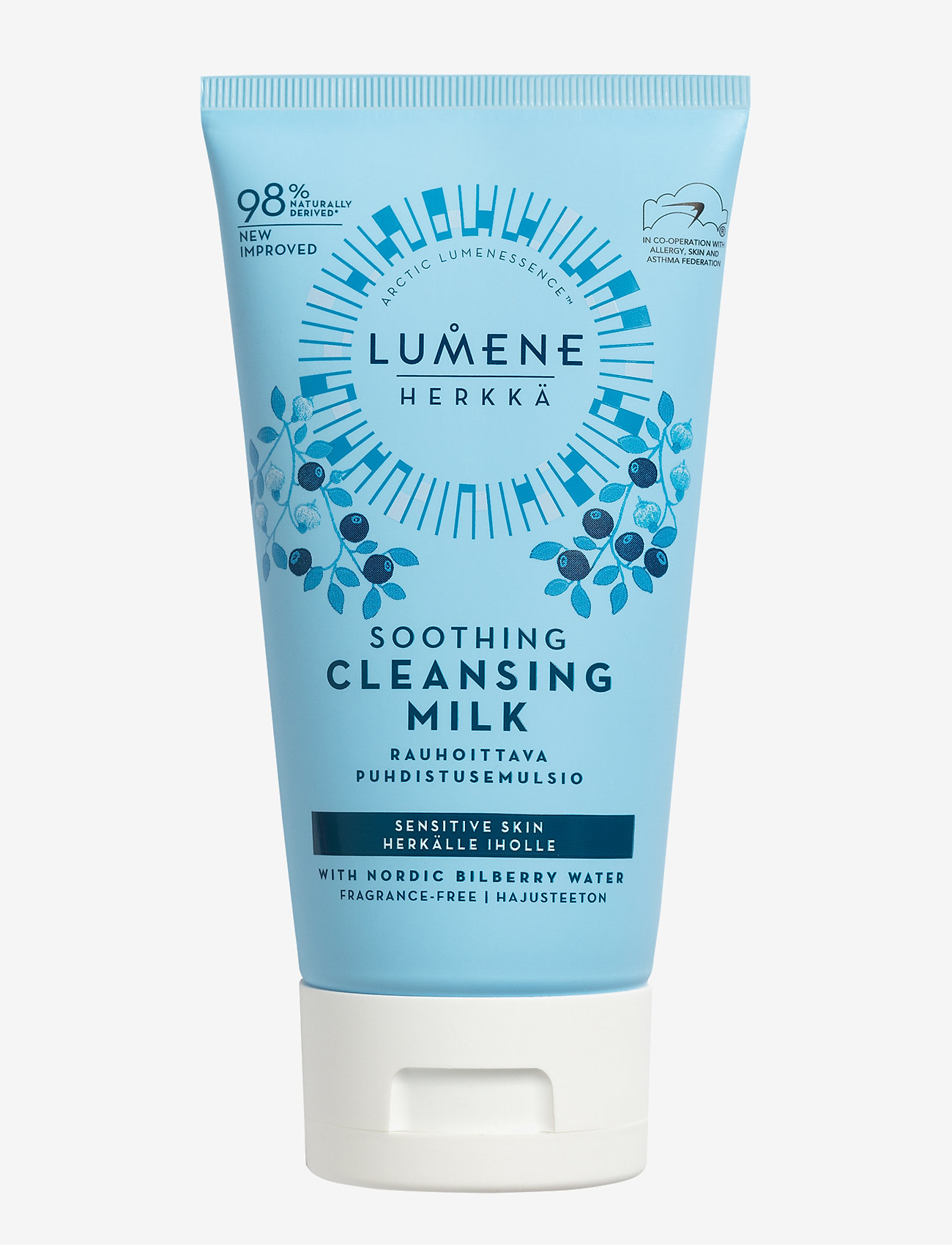 LUMENE Herkkä Soothing Cleansing Milk 150ml, 150 ml, Nude, Rensemidler > Mælkerens, Dame