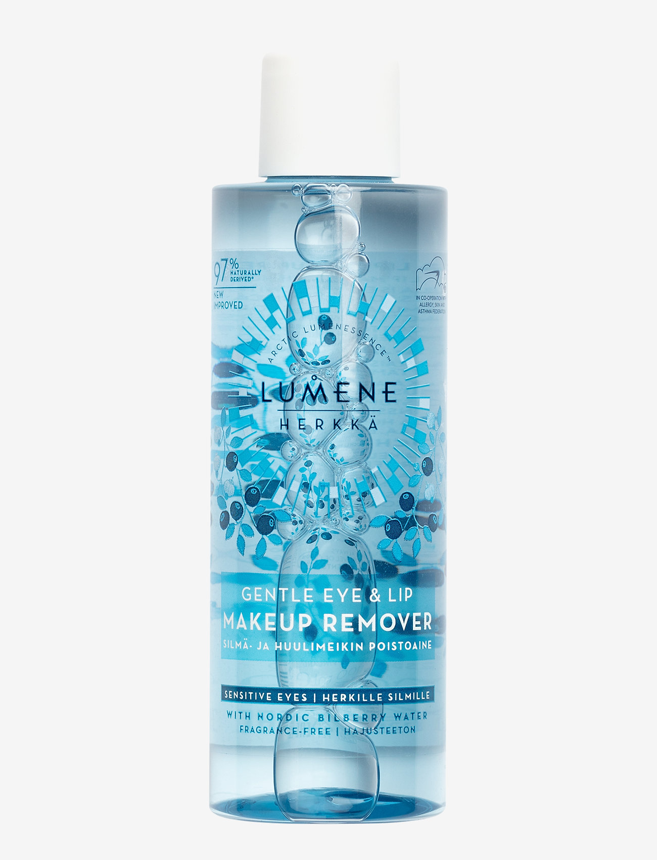 LUMENE - HERKKÄ Gentle Eye & Lip Makeup Remover 100ml - Øjenmakeupfjerner - no colour - 0