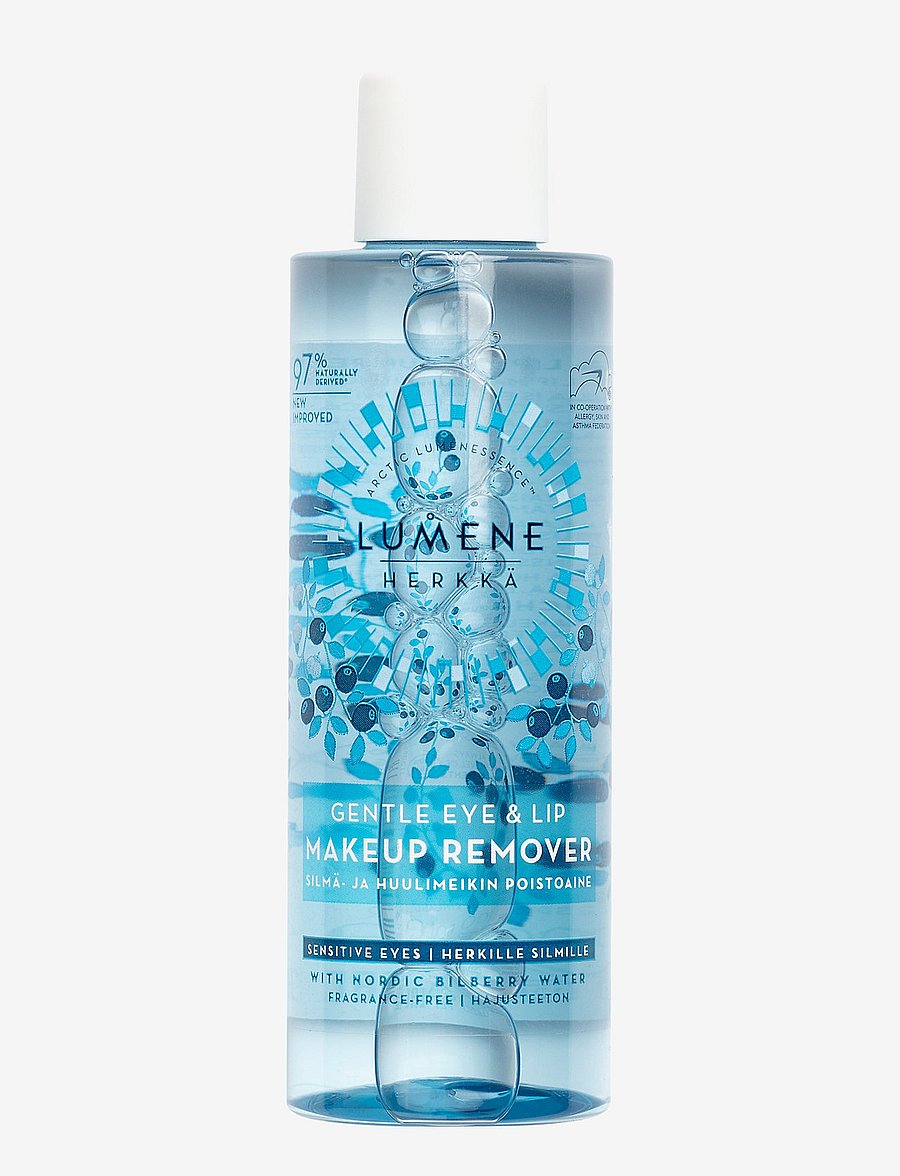 LUMENE - HERKKÄ Gentle Eye & Lip Makeup Remover 100ml - Øjenmakeupfjernere - no colour - 0