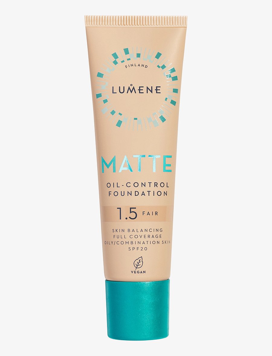 LUMENE - Matte Oil-Control Foundation SPF20 - makeup - 1.5 fair - 0