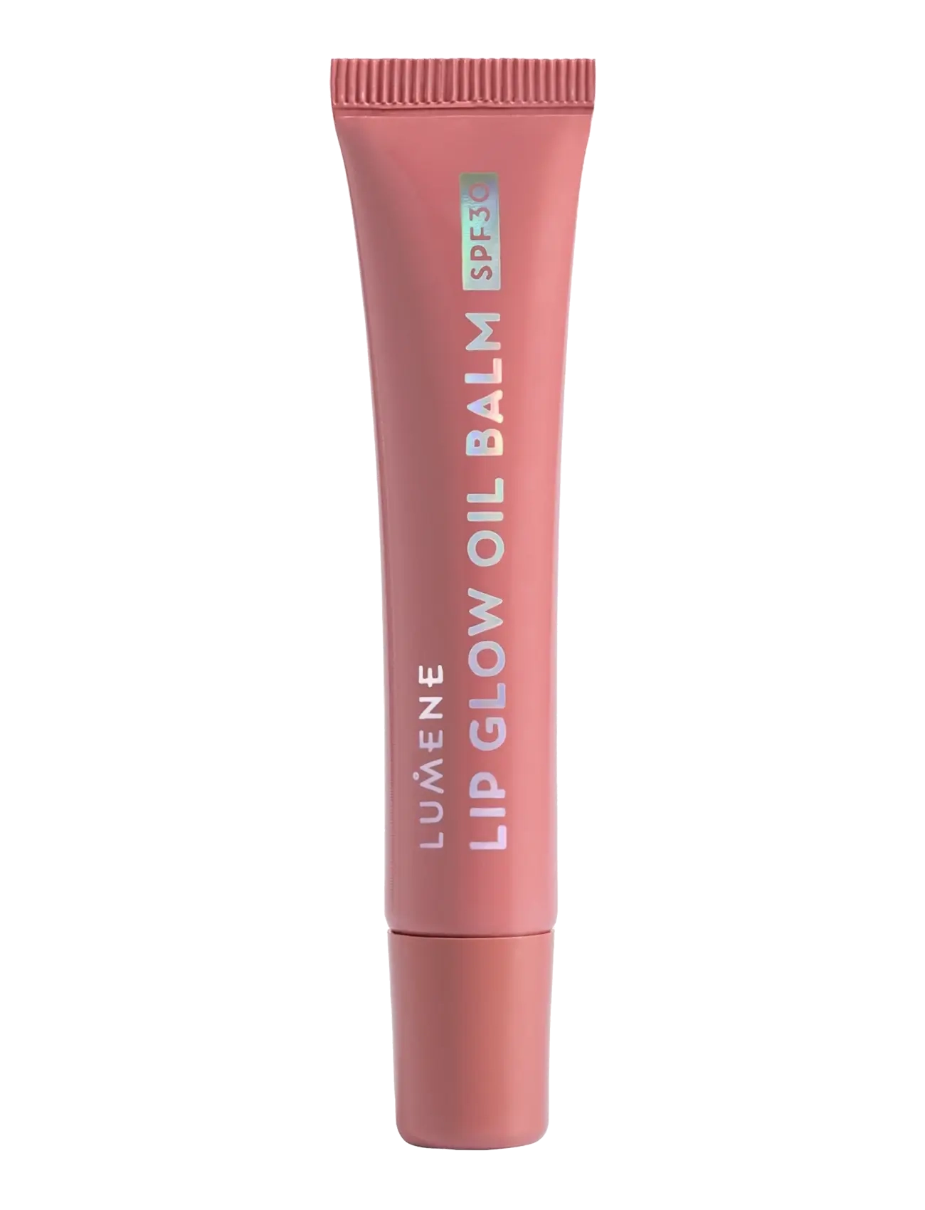 LUMENE Lip Glow Oil Balm SPF30 - Meik - 1 FUDGE / pink/rose